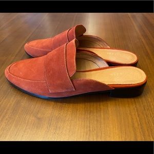 Halogen (Nordstrom’s Rack) Rust Suede Mule W9